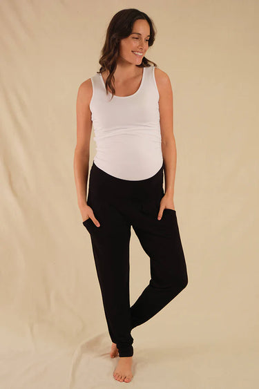 Organic Bamboo Maternity Slouch Pants
